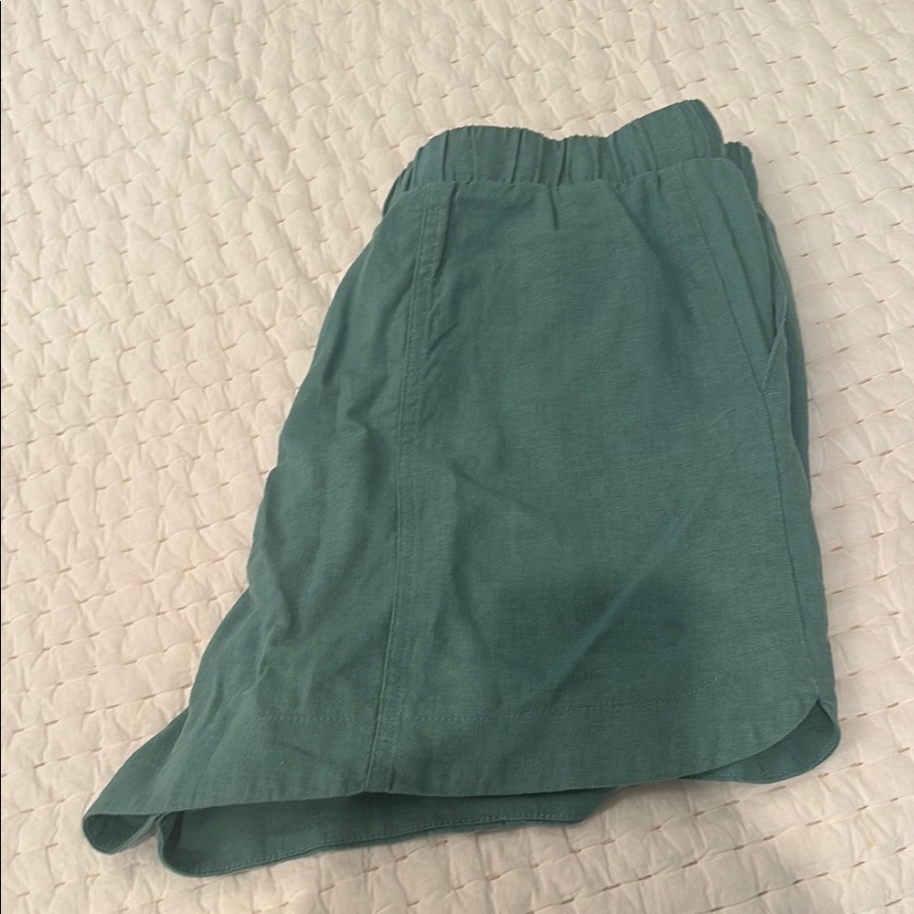 Universal Thread Green Asymmetrical Wrap Midi Skirt